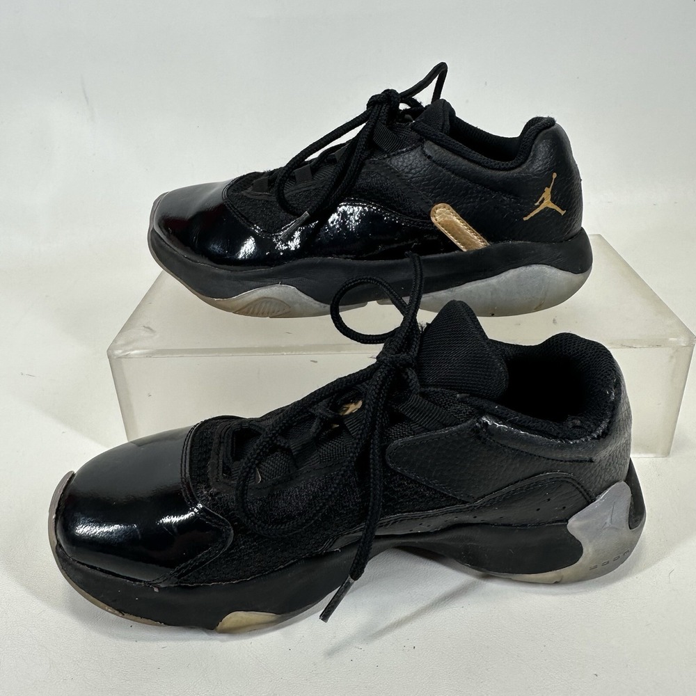 Nike Air Jordan 11 CMFT Low GS DMP Black Gold CZ0907-007 Size 7Y / 8.5 Women's - Picture 7 of 9